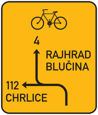 IS20 - Návěst před křižovatkou pro cyklisty