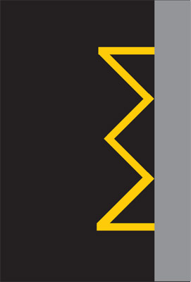 V12a - Žlutá klikatá čára